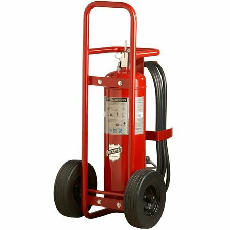 BUCKEYE 50 lb. ABC Dry Chemical Wheeled Fire Extinguisher-Rechargeable Untagged Stored Pressure 47230010